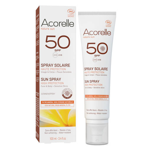 Naturalny spray przeciwsłoneczny BIO Acorelle – SPF50